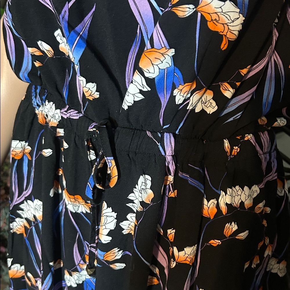 ANA SLEEVELESS TROPICAL MAXI DRESS XL - Picture 5 of 15